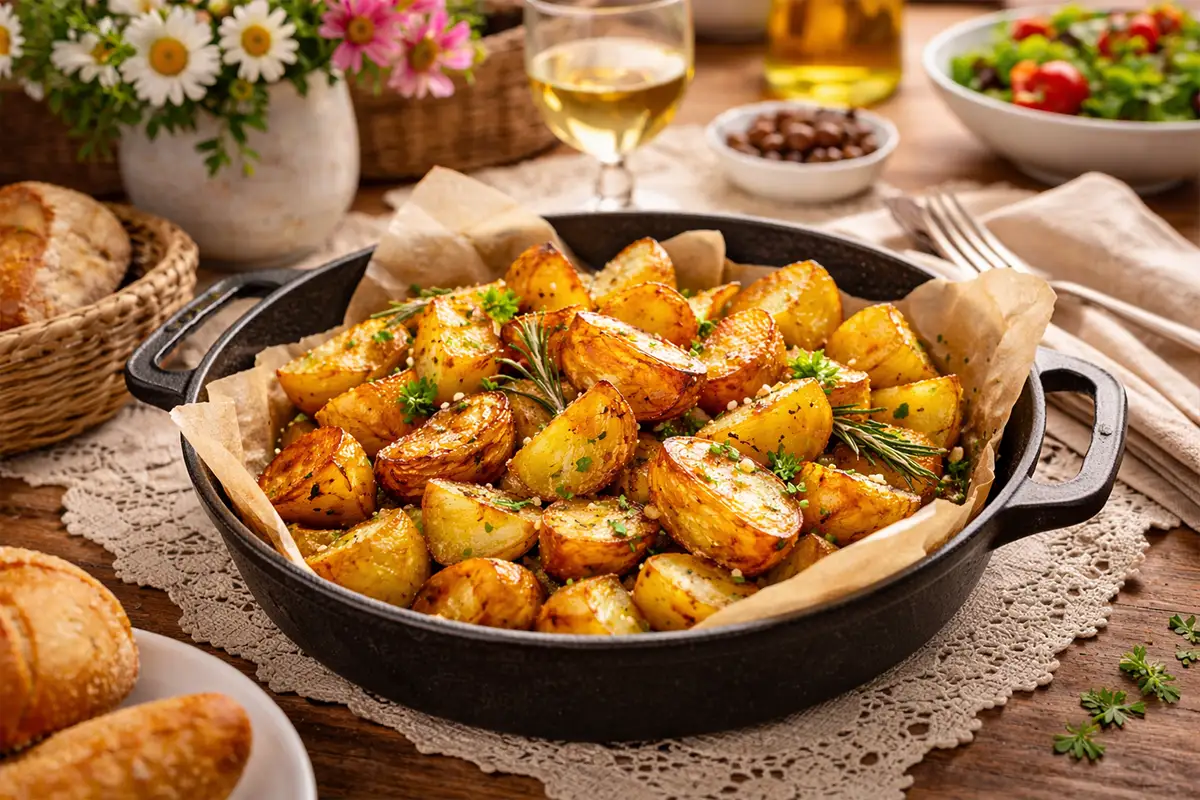 Cuore tenerissimo e crosta vitrea: la tecnica scientifica per preparare le patate al forno che restano perfette anche dopo la cottura